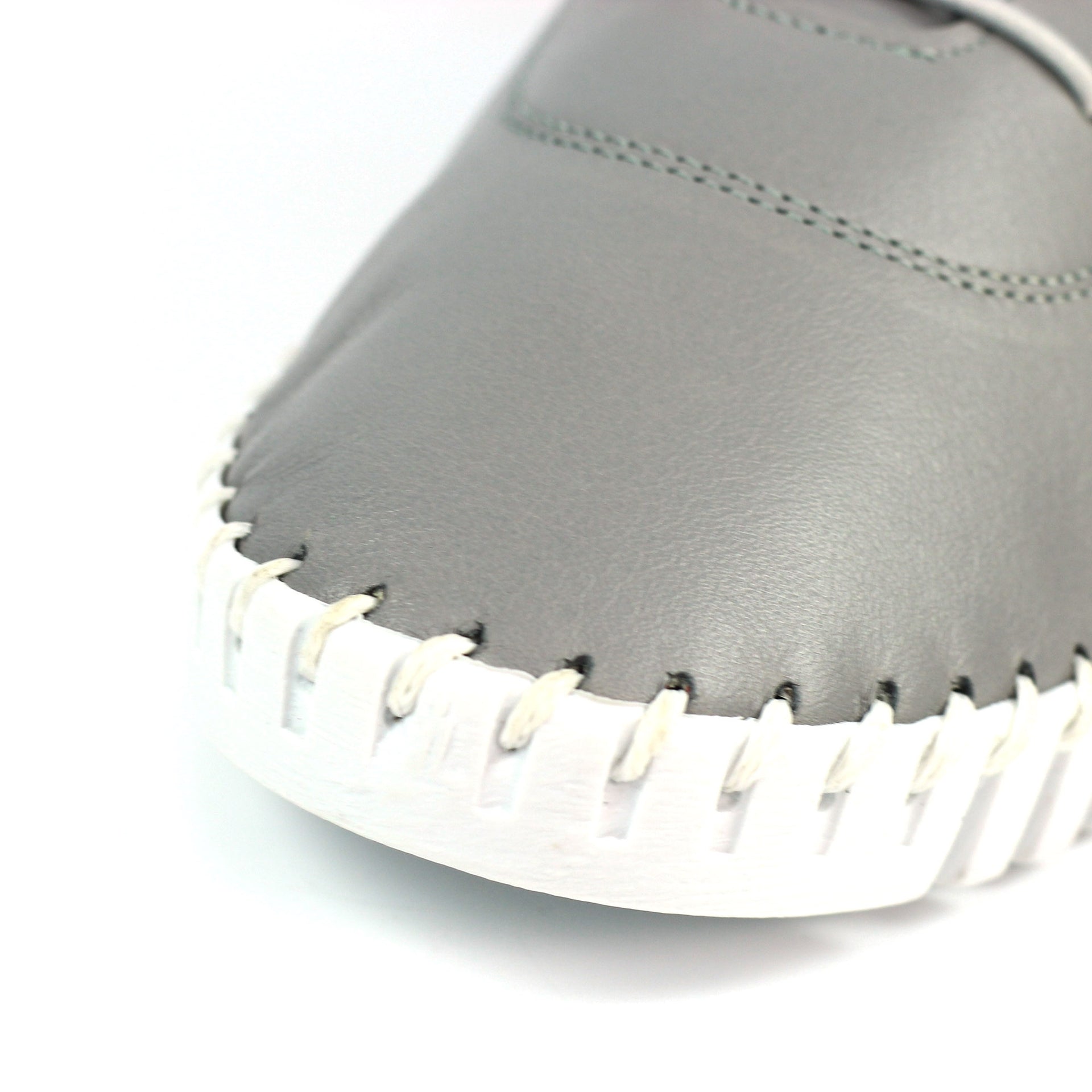 Flamborough Grey Leather Shoe
