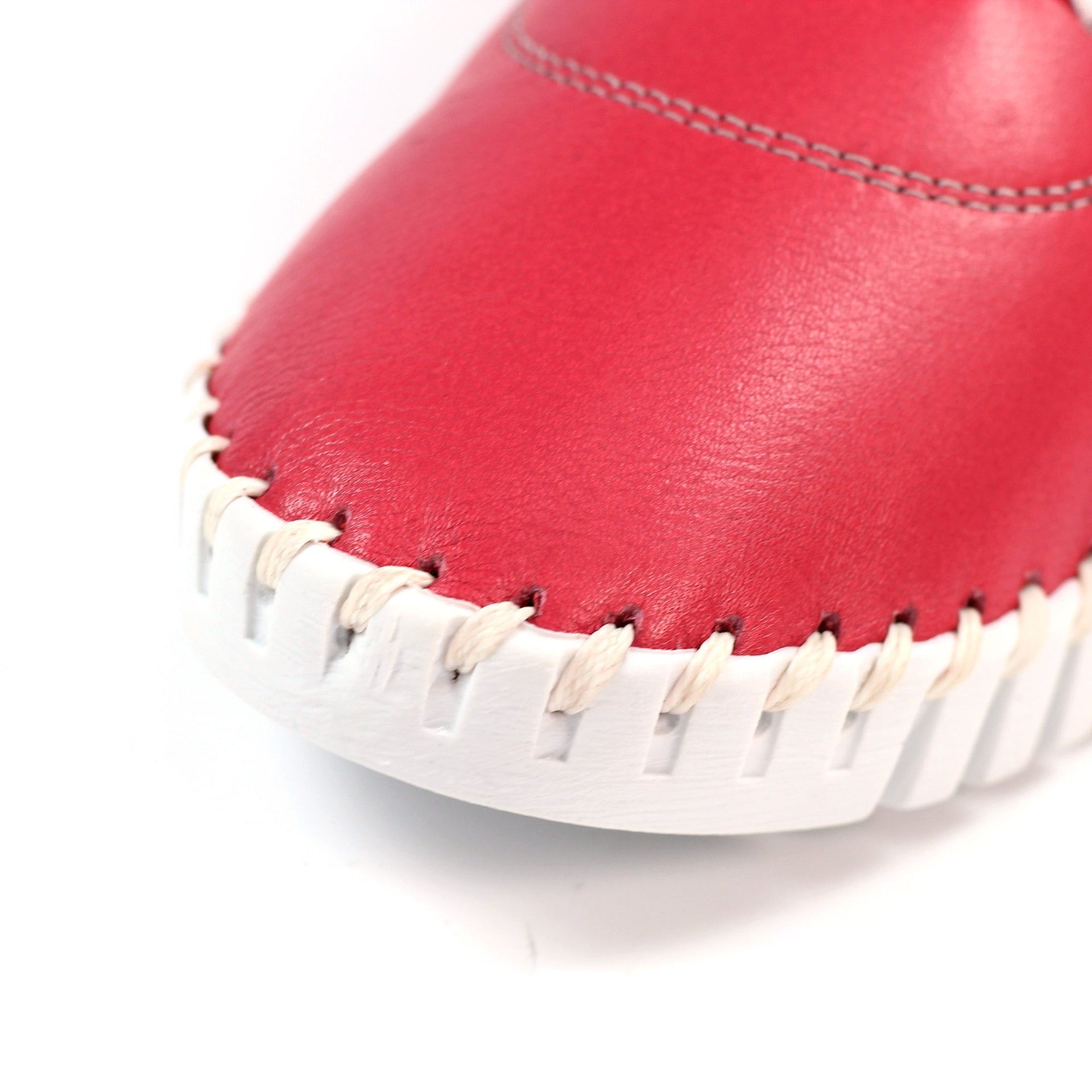 Flamborough Raspberry Leather Shoe