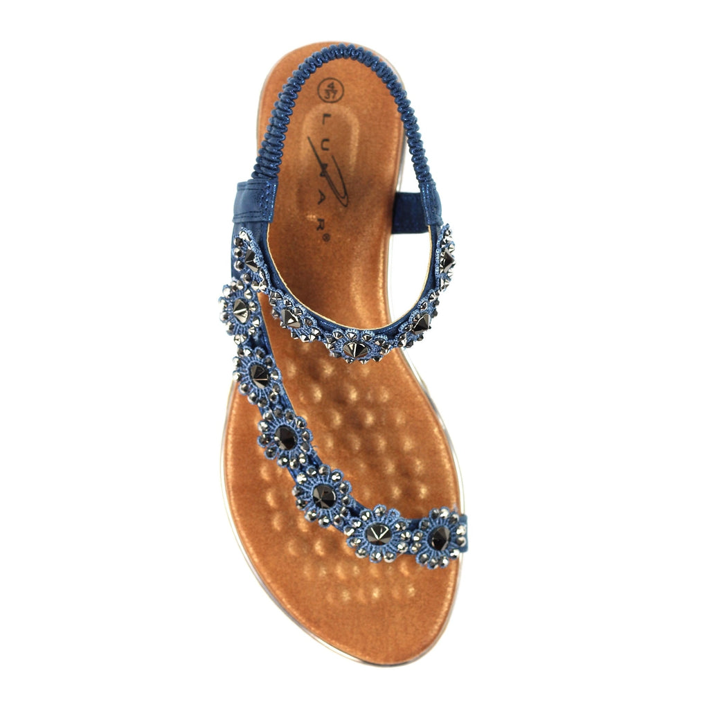 Charlotte II Navy Sandal