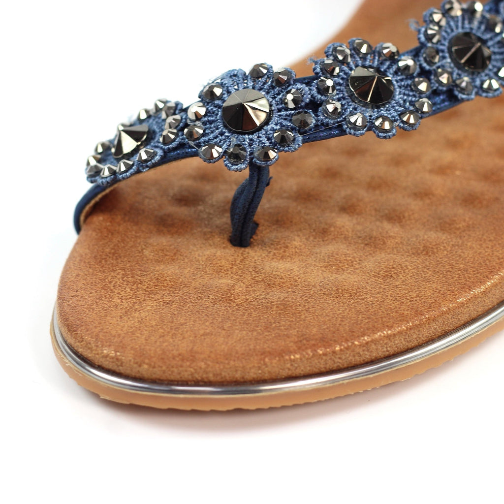 Charlotte II Navy Sandal