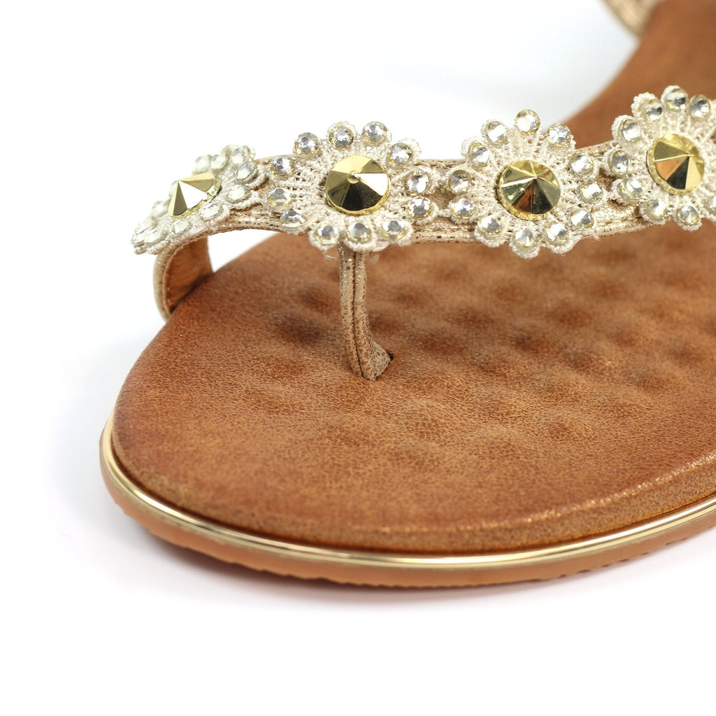 Charlotte II Gold Sandal