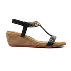 Macie Black Sandal