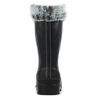 Norway Black Faux Fur-Lined Wellington
