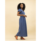 Jaden Orange Leather Sandal