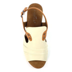 Jaden Beige Leather Sandal