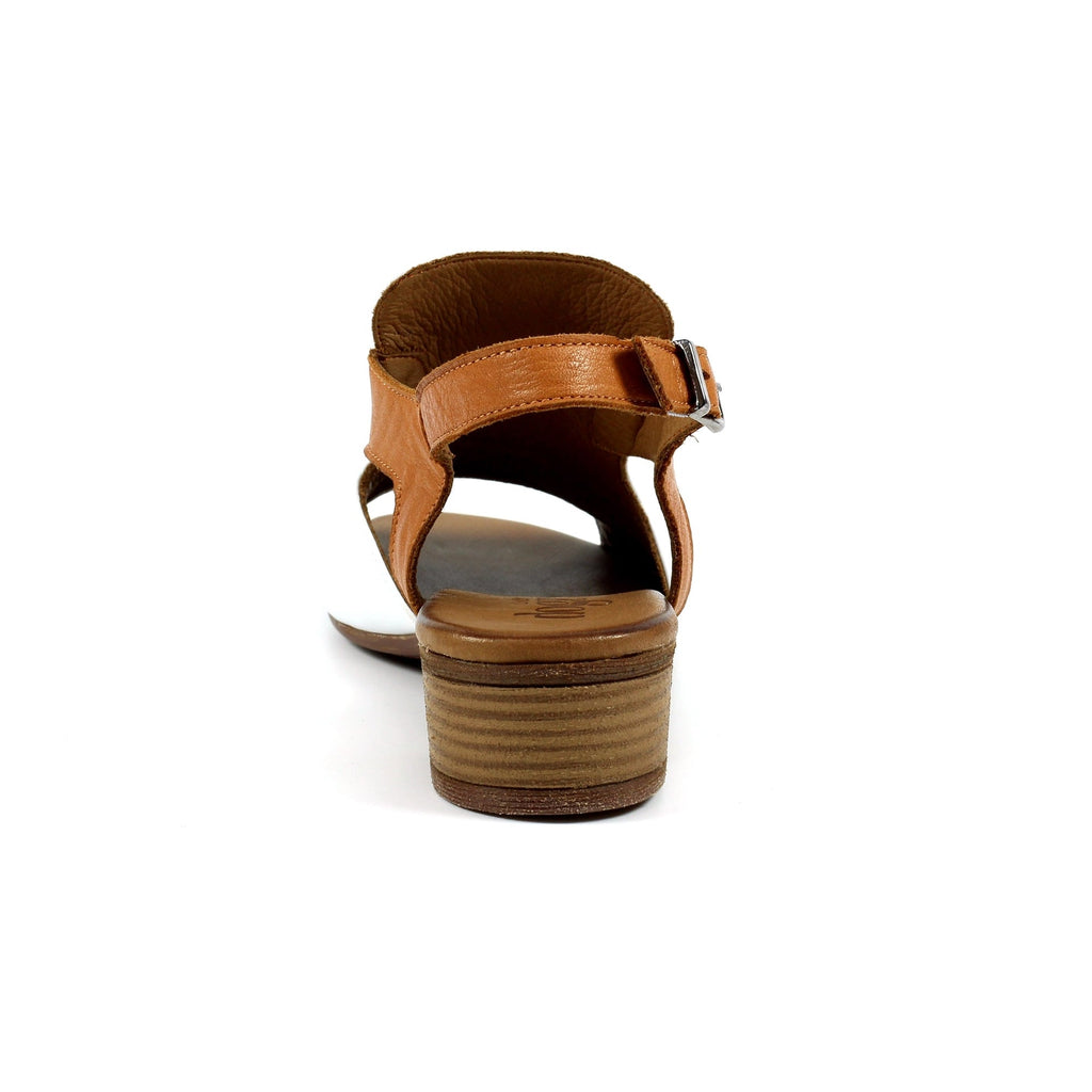 Jaden White Leather Sandal
