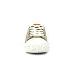 Truffle II Khaki Leather Plimsoll