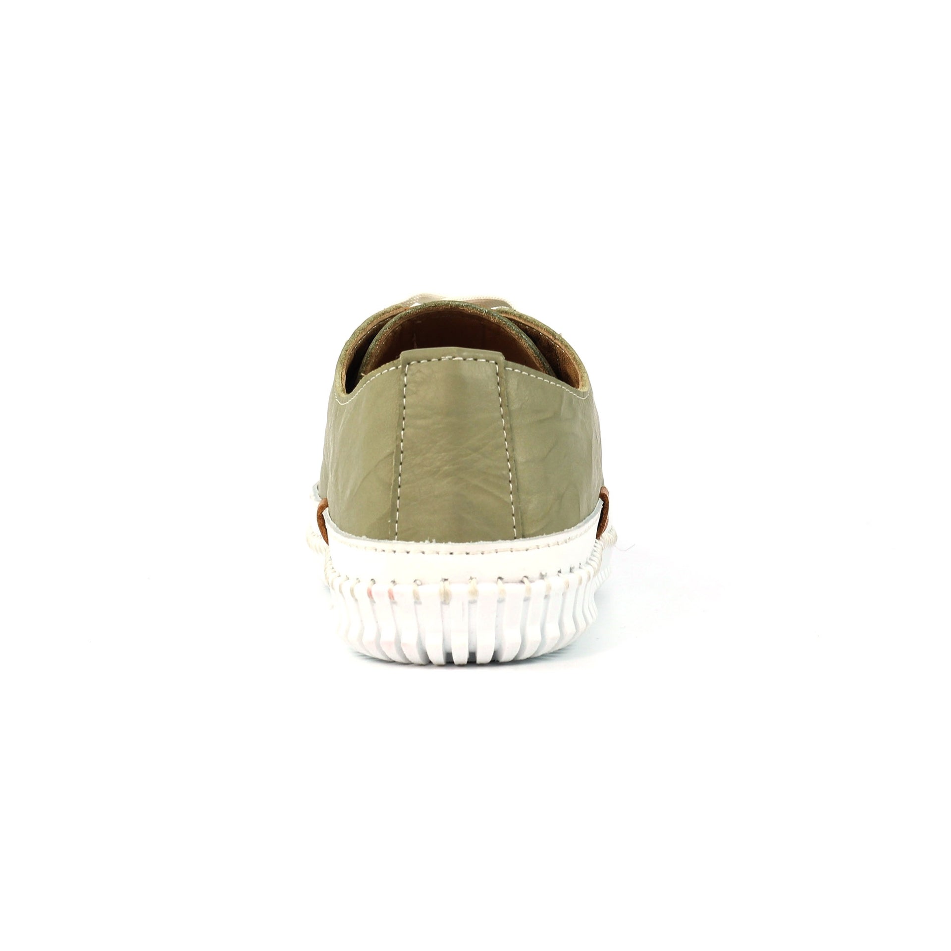 Truffle II Khaki Leather Plimsoll