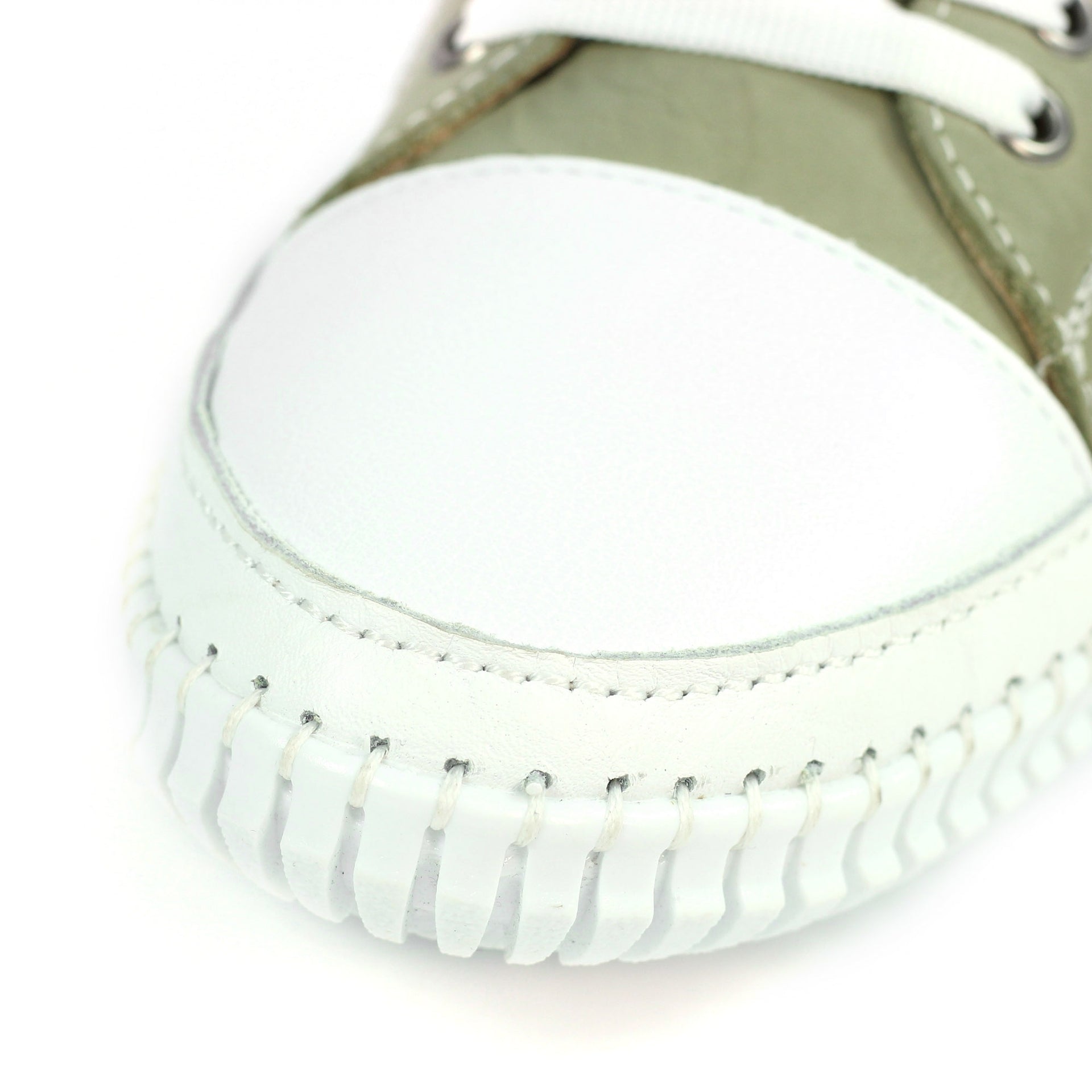 Truffle II Khaki Leather Plimsoll