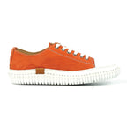 Truffle II Orange Leather Plimsoll
