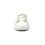Truffle II White Leather Plimsoll