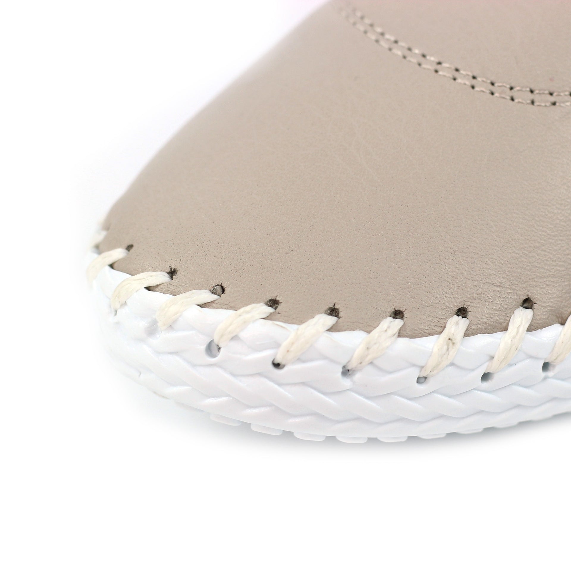 St. Ives Stone Leather Plimsoll