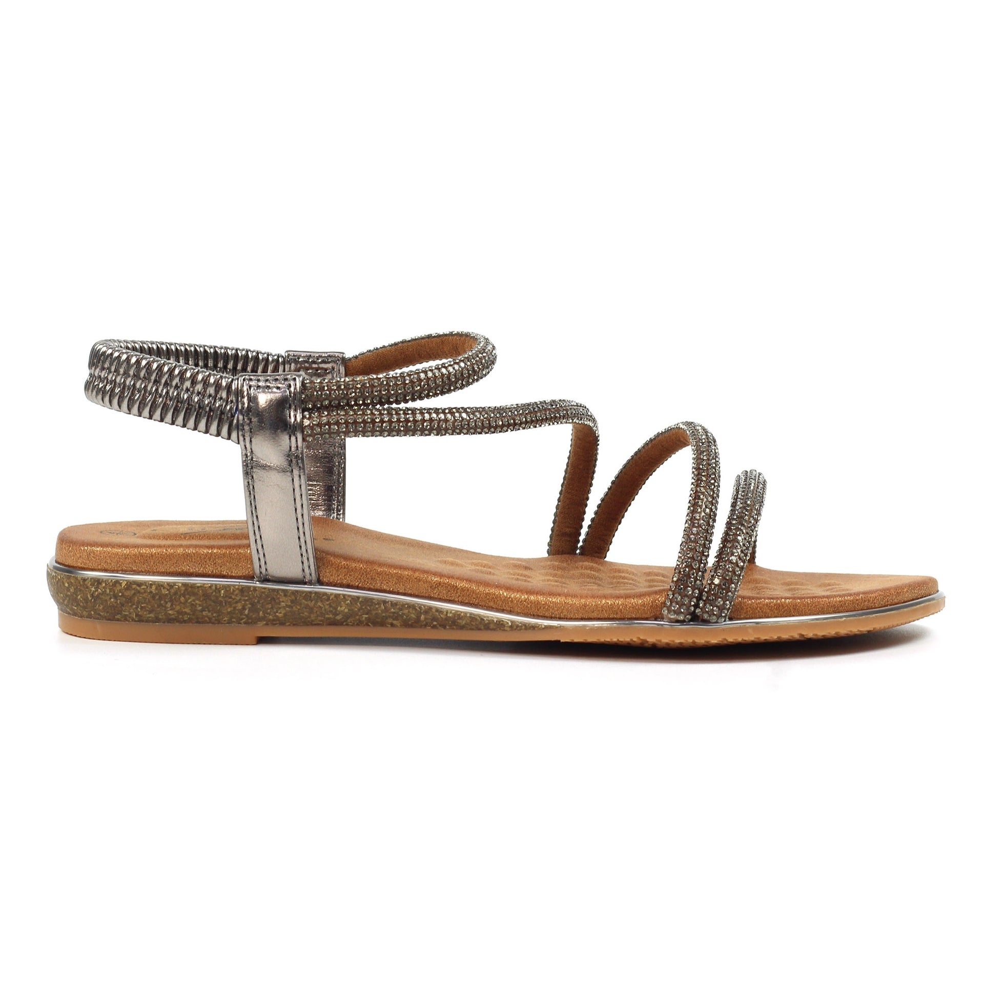 Cortez Pewter Sandal