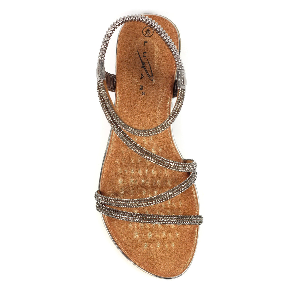 Cortez Pewter Sandal
