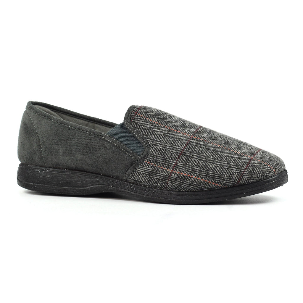 Harrison II Grey Slipper