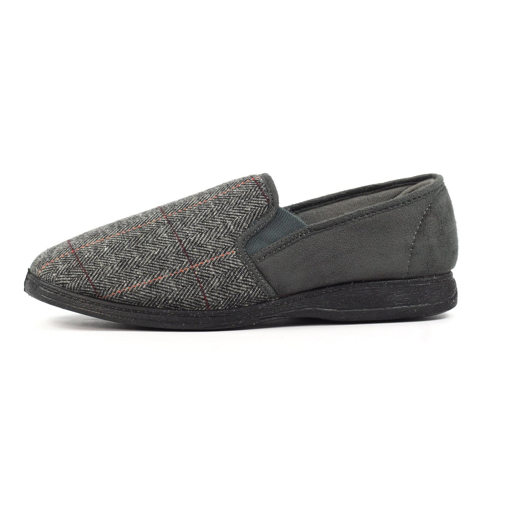 Harrison II Grey Slipper