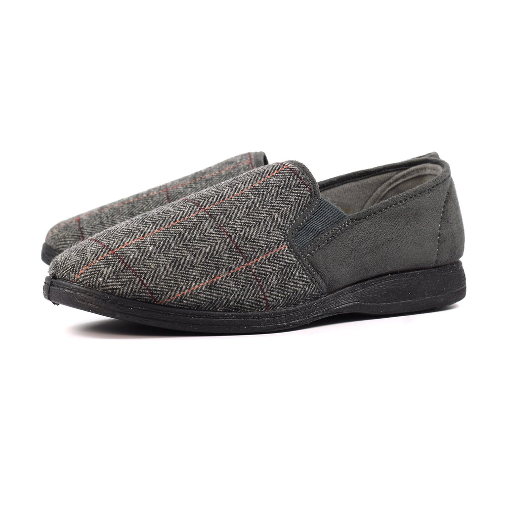 Harrison II Grey Slipper