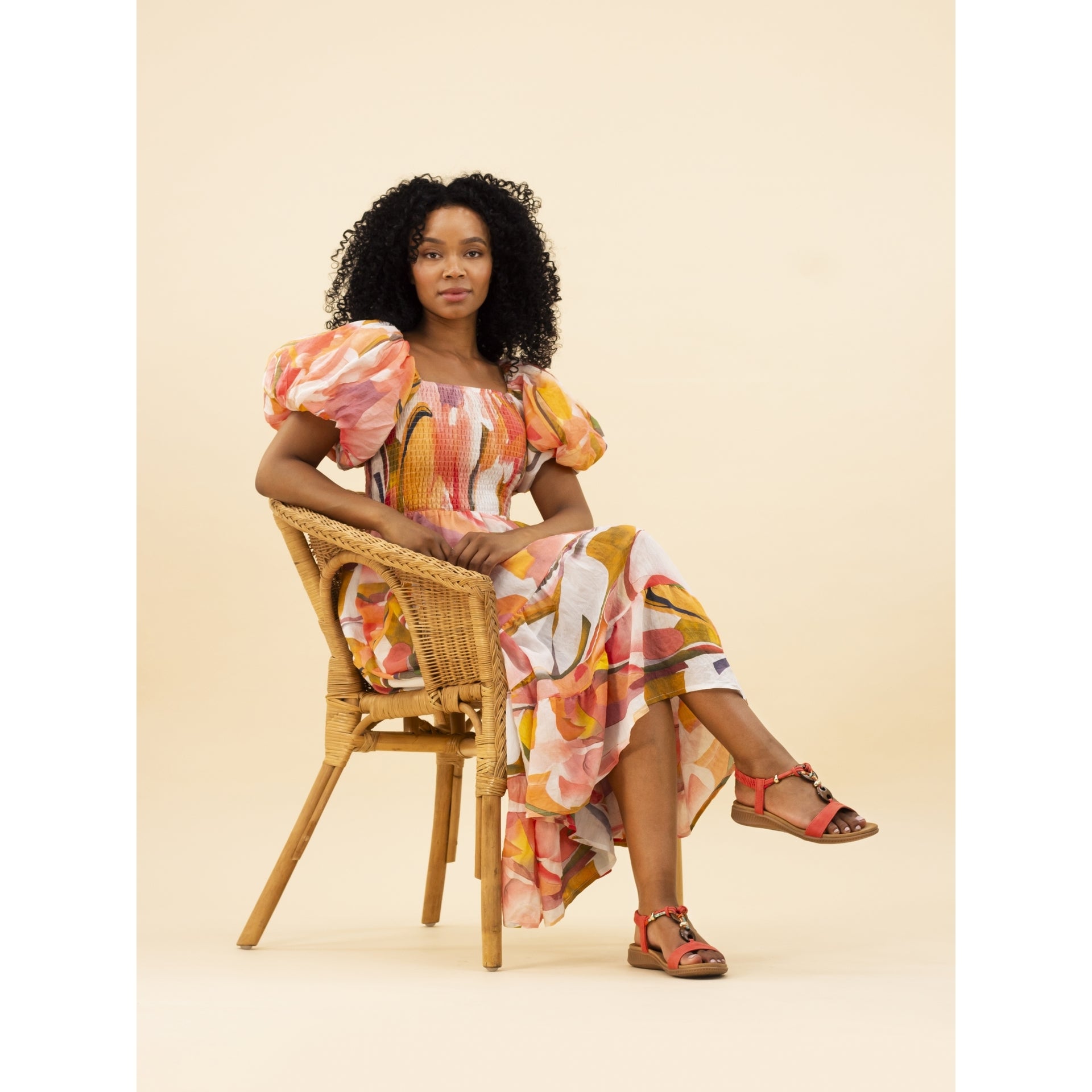 Brava Orange Sandal