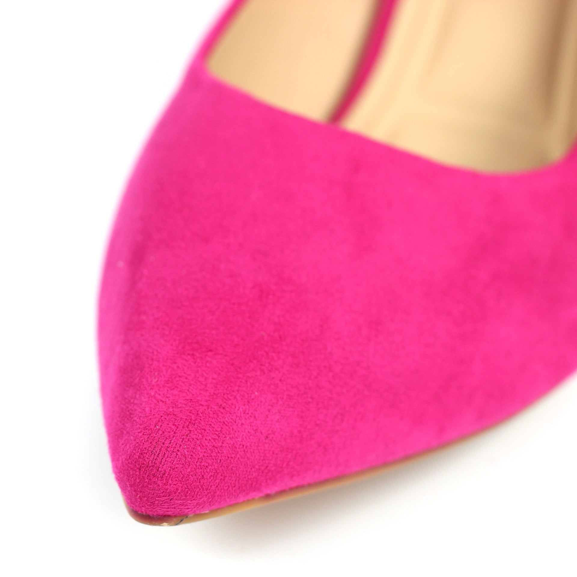 Abby Fuchsia Kitten Heel Court Shoe