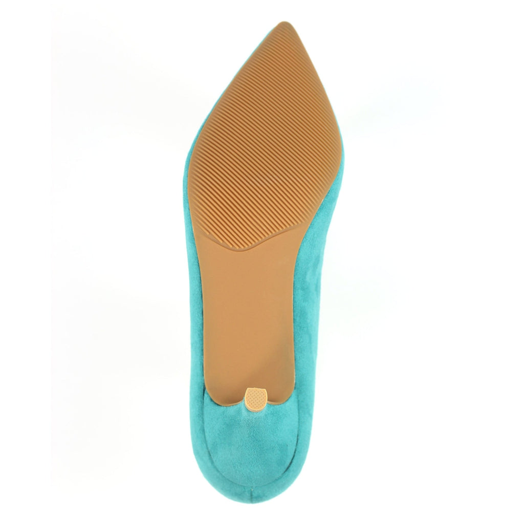 Abby Green Kitten Heel Court Shoe