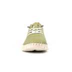 St Austell Khaki Leather Plimsoll