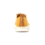 St Austell Yellow Leather Plimsoll