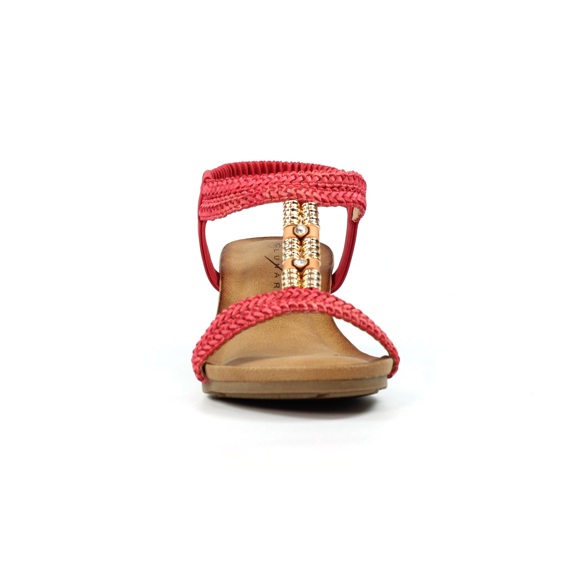 Florence Coral Wedge Sandal