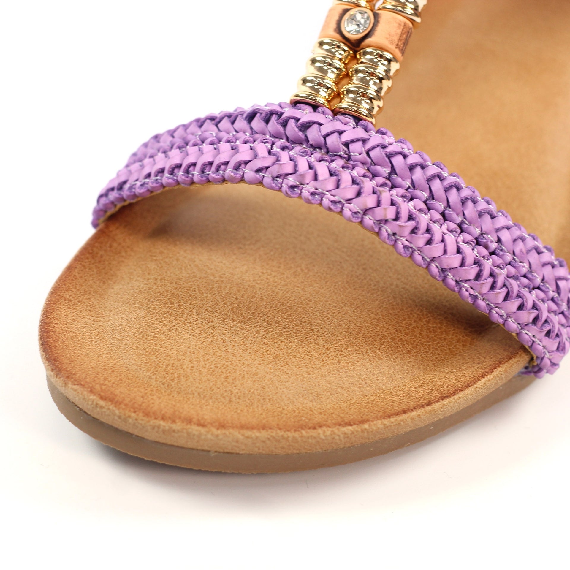 Florence Lilac Wedge Sandal