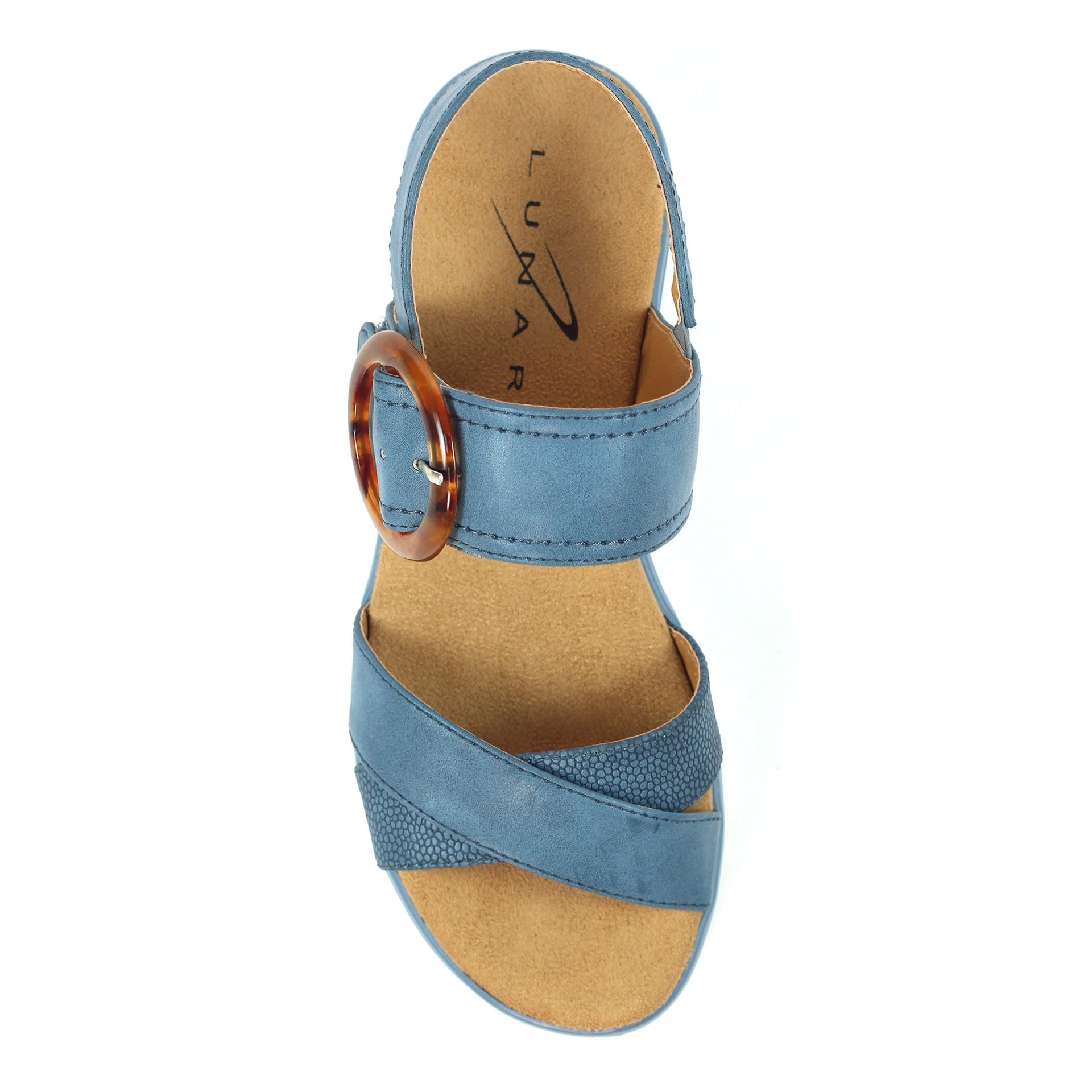 Elise Mid Blue Sandal