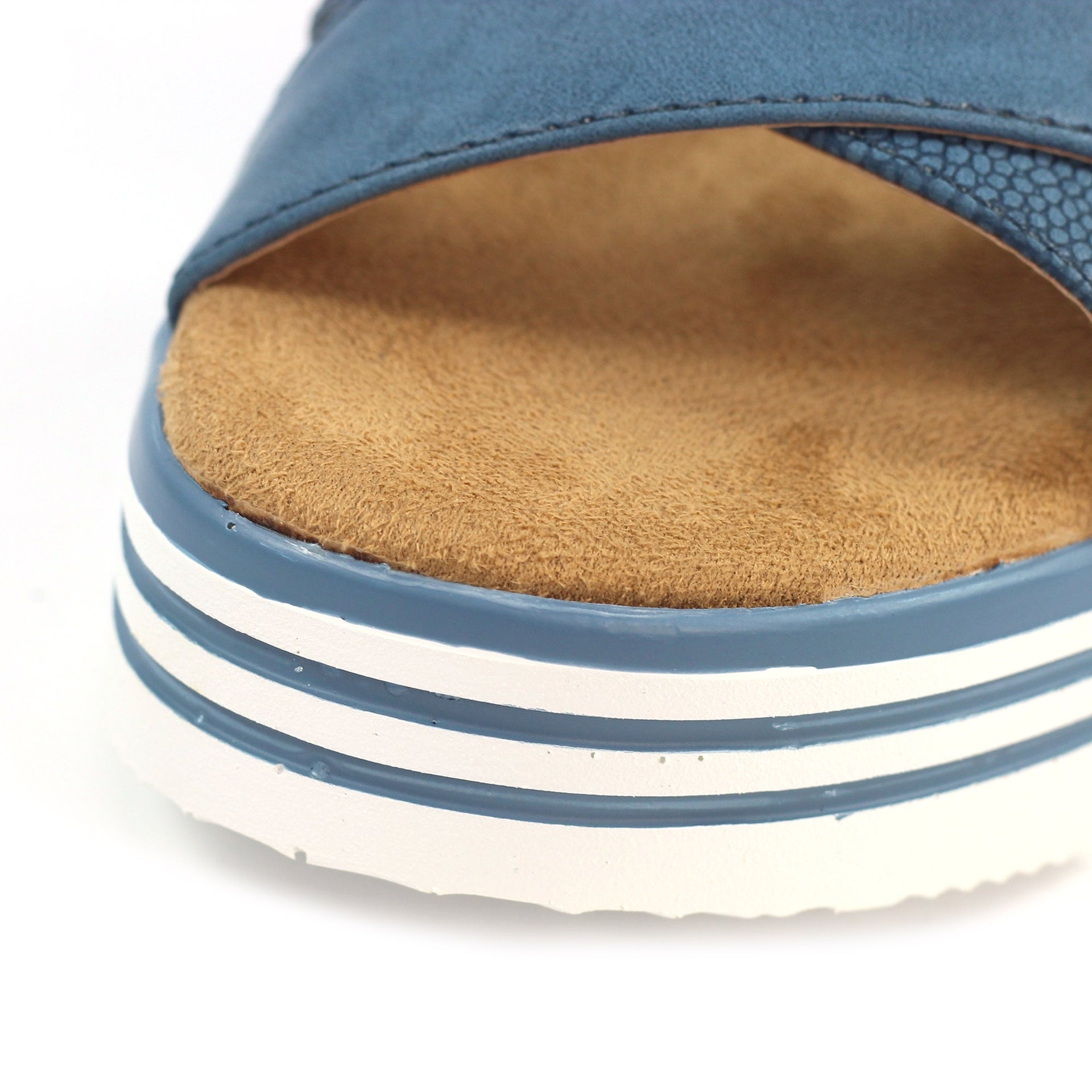 Elise Mid Blue Sandal