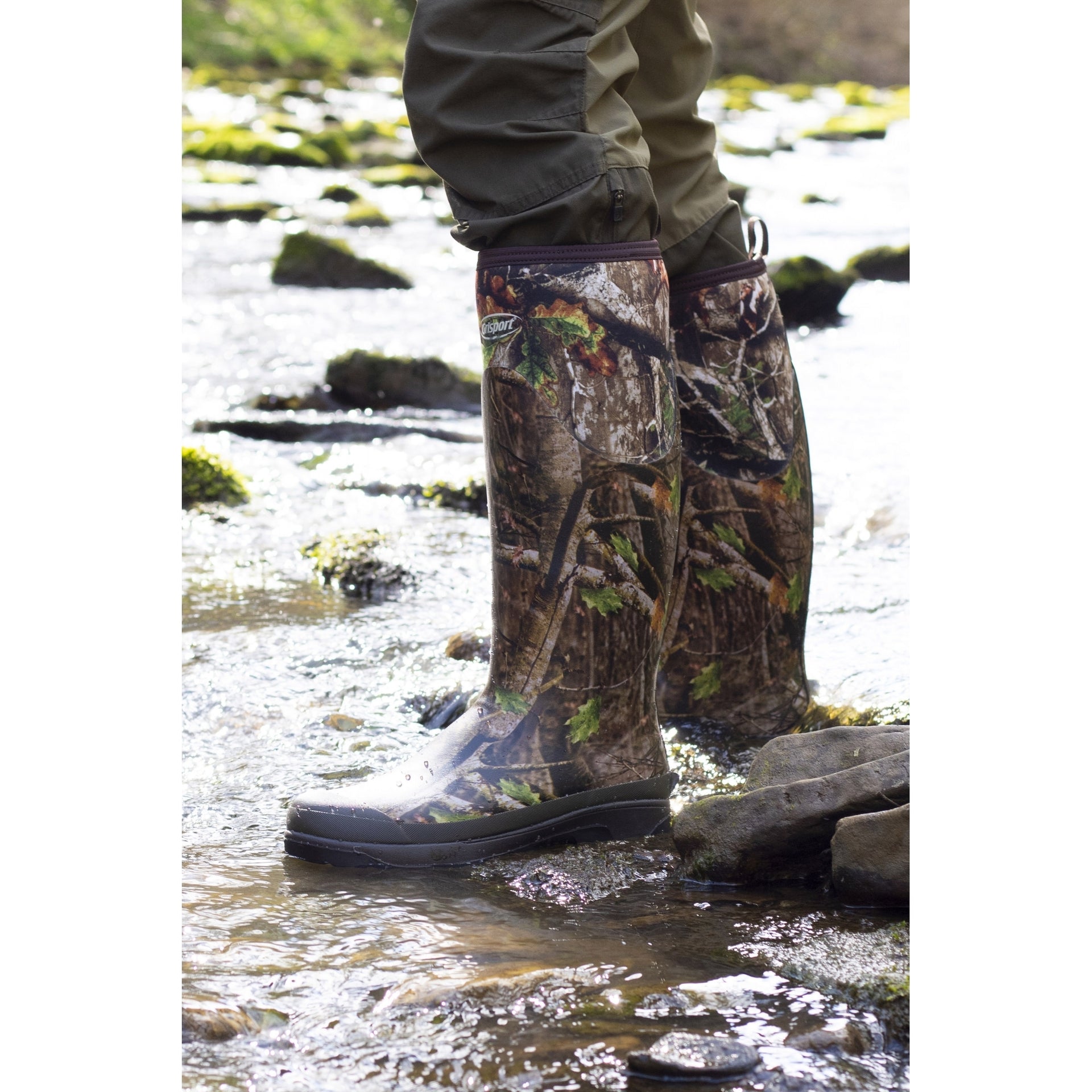 Swamp II Neoprene Lined Camo Wellington