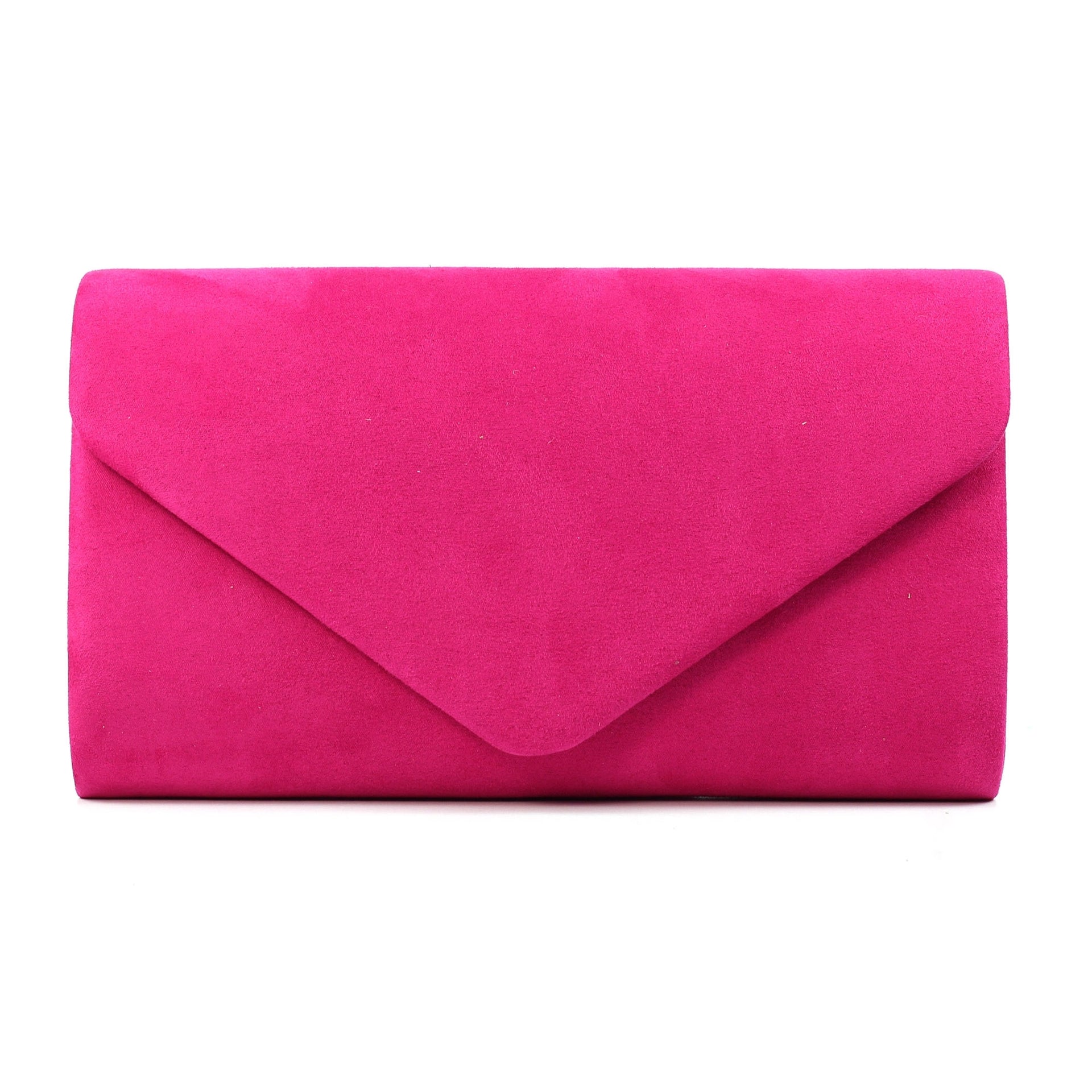 Abby / Amy Fuchsia Clutch Bag