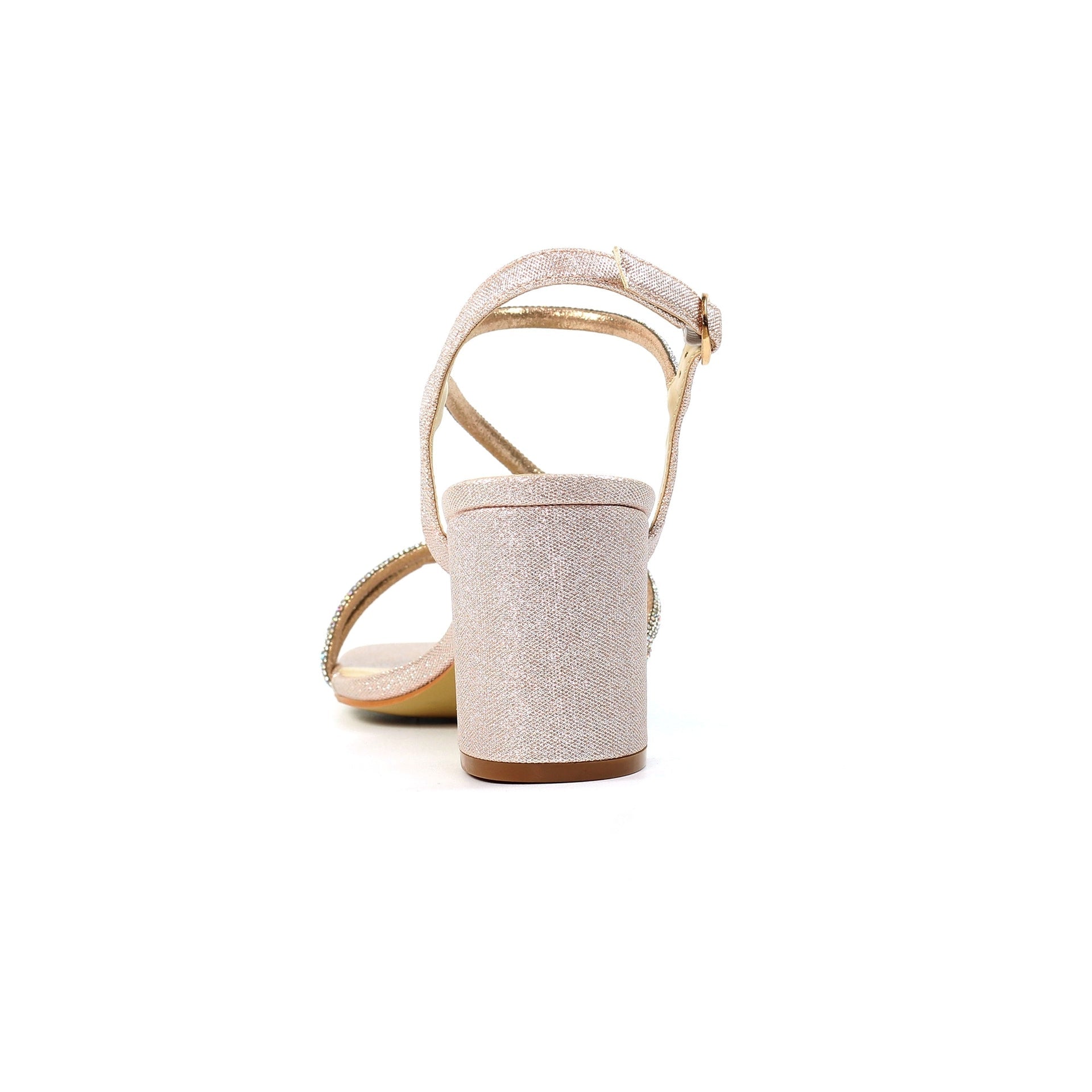 Toulouse Champagne Block Heel Sandal