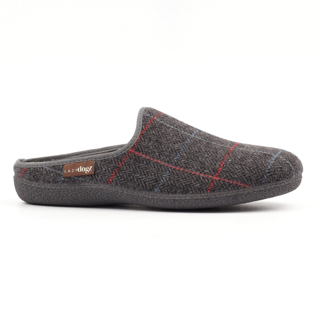 Farrell Grey Mule Slipper