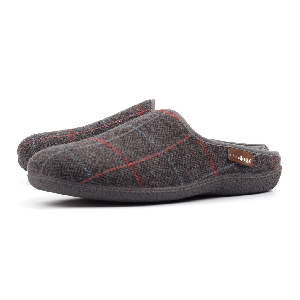Farrell Grey Mule Slipper