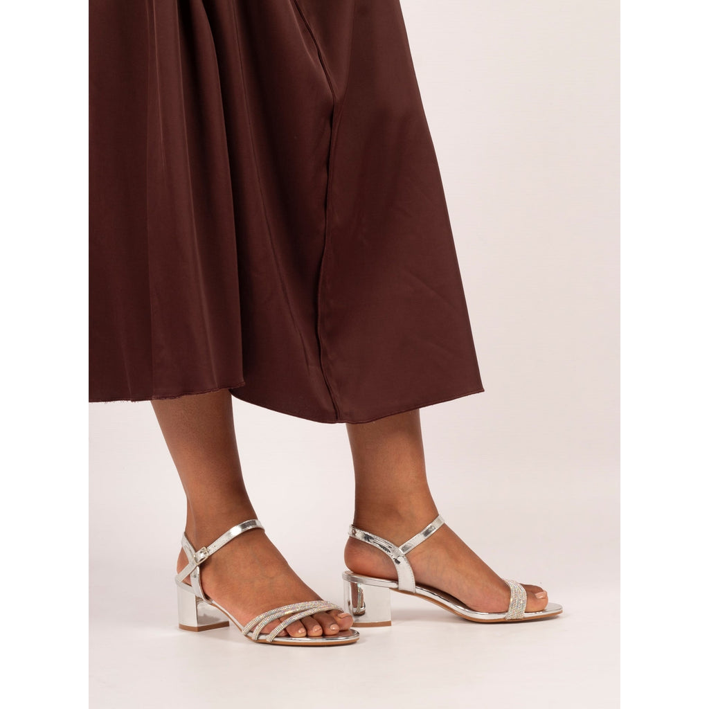 Amie Silver Sandal