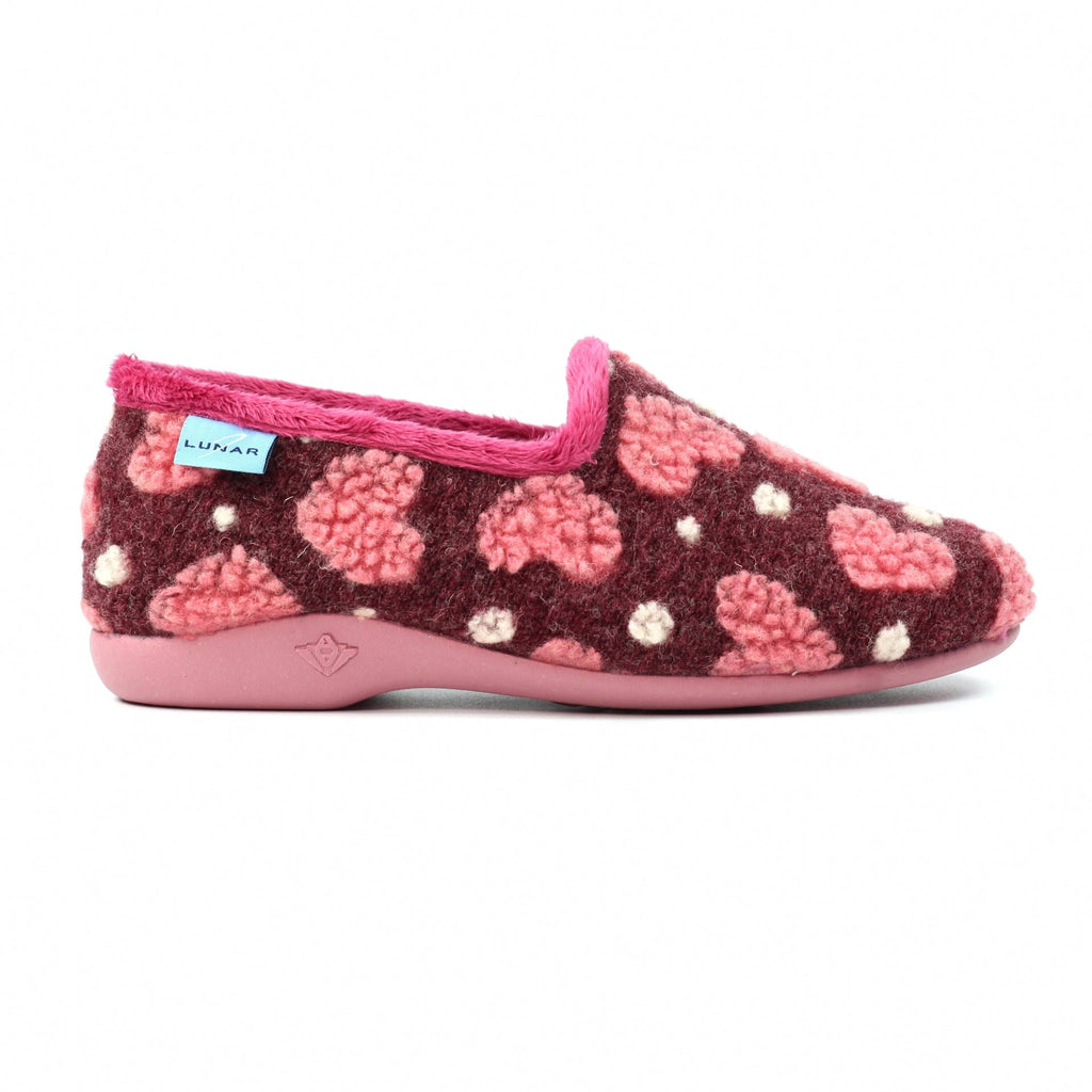 Minnie Burgundy Slipper