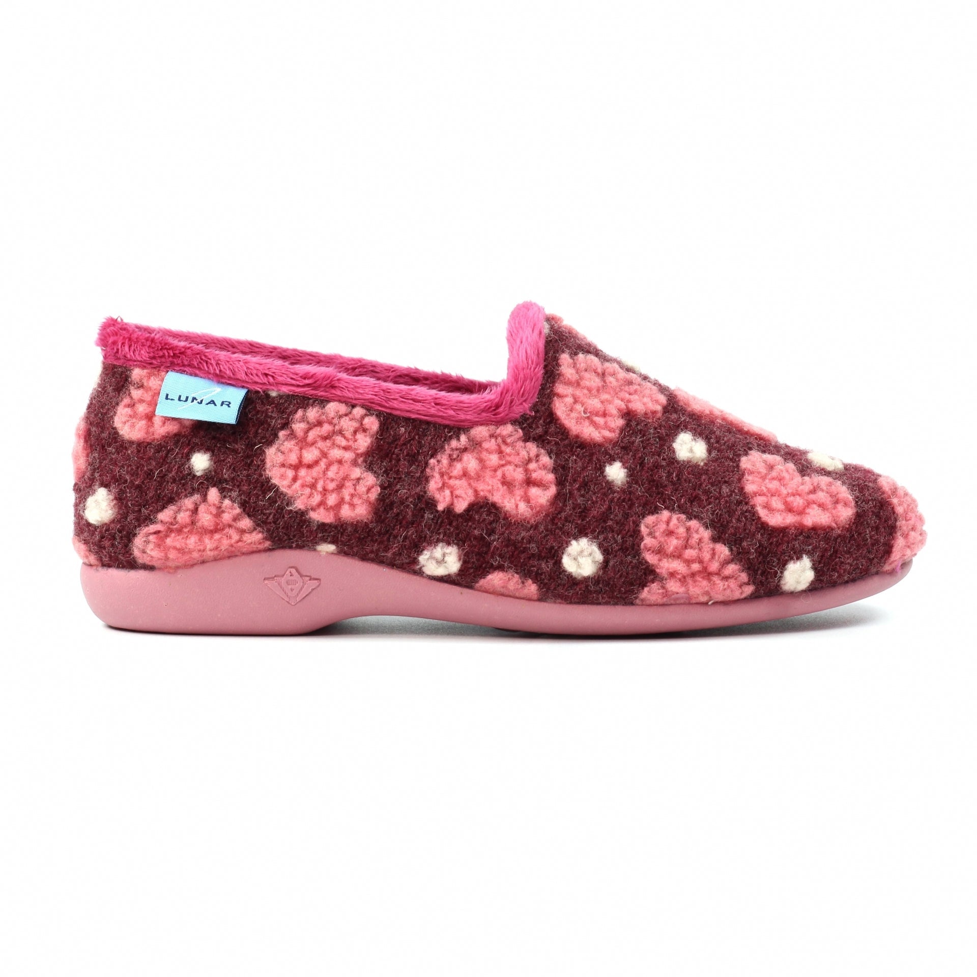 Minnie Burgundy Slipper
