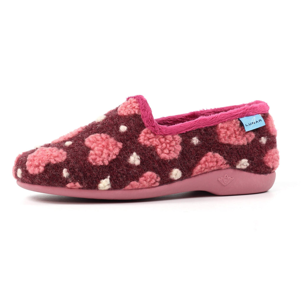 Minnie Burgundy Slipper