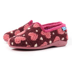 Minnie Burgundy Slipper