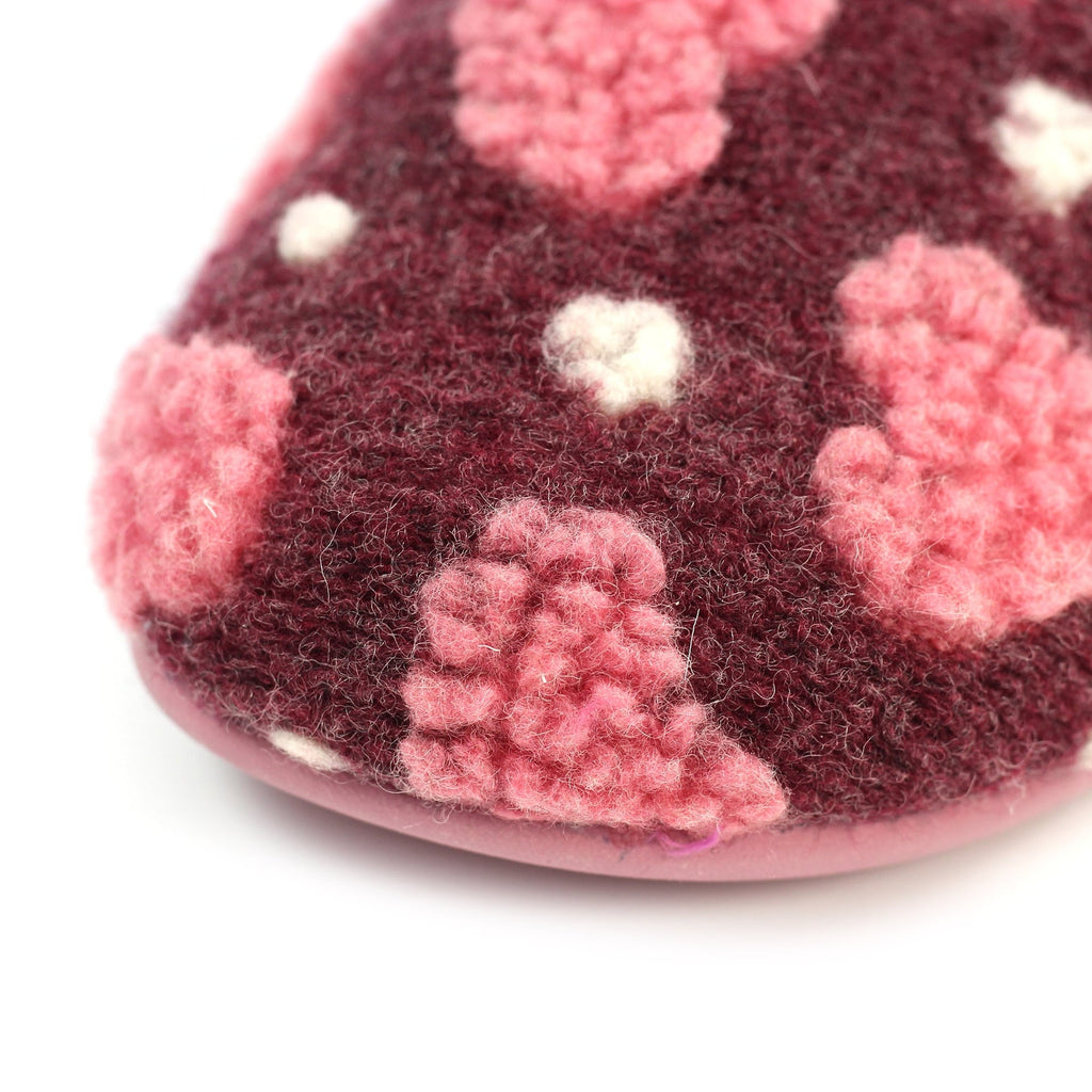 Minnie Burgundy Slipper