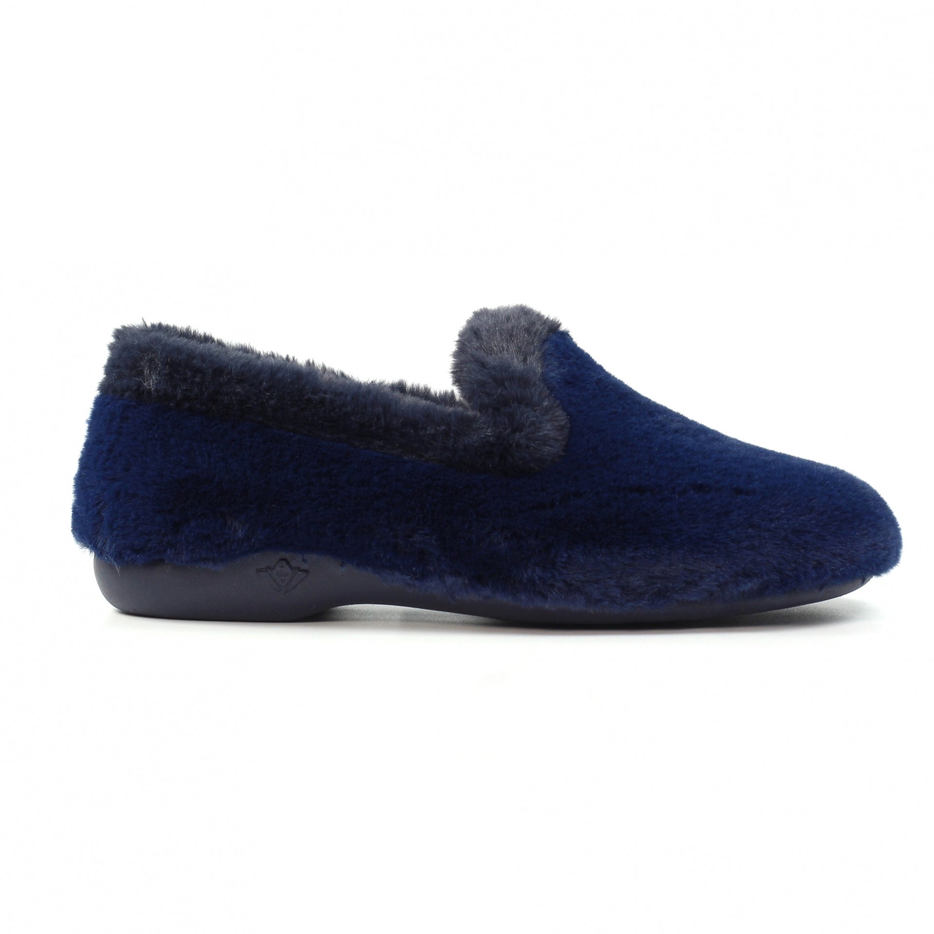 Bella Navy Slipper