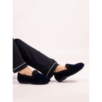 Bella Navy Slipper