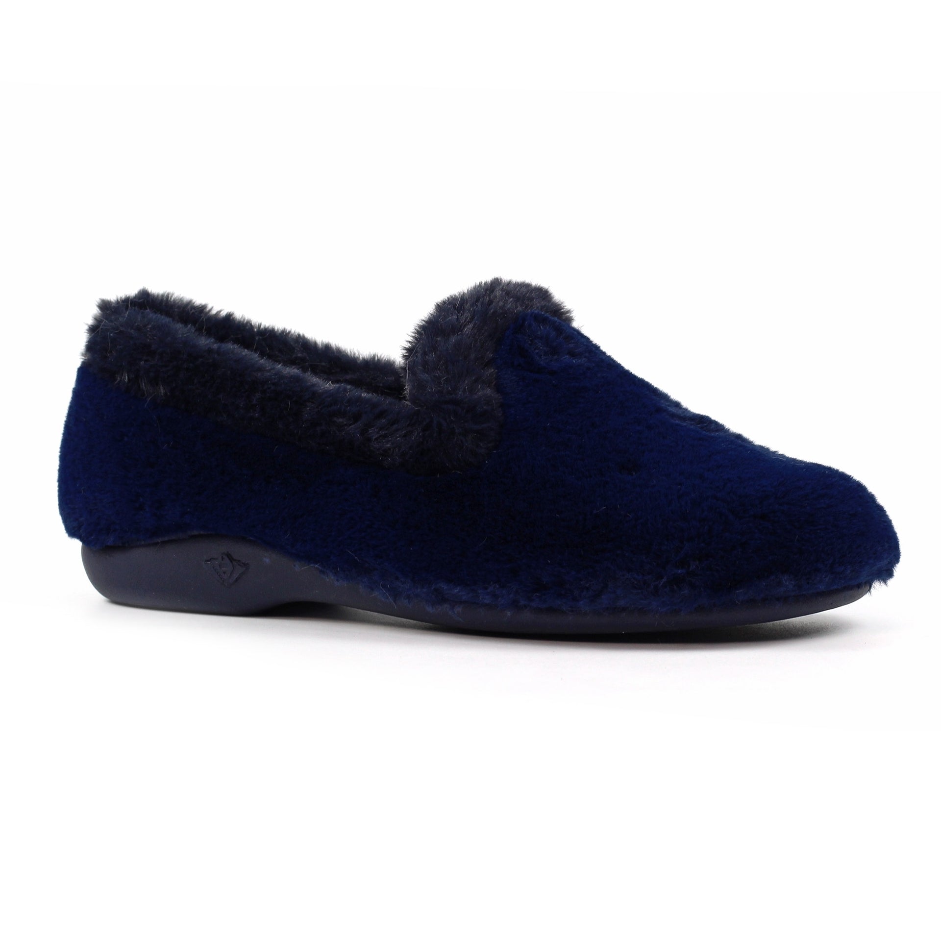 Bella Navy Slipper