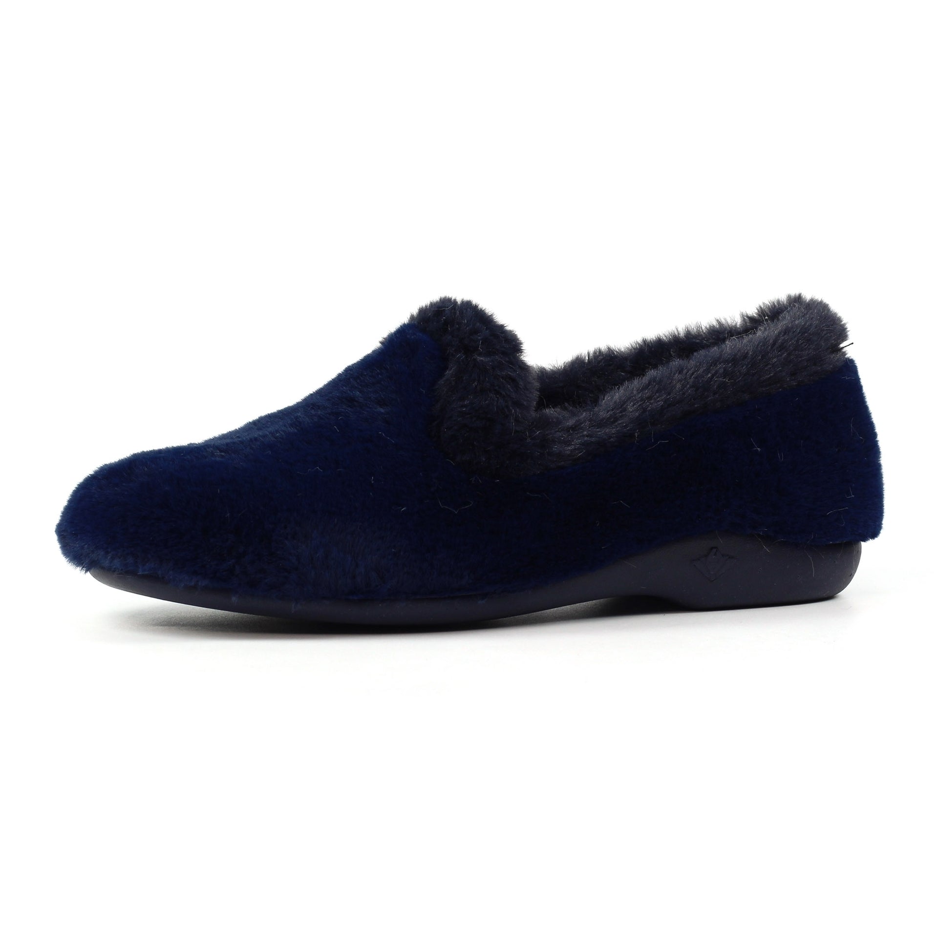 Bella Navy Slipper