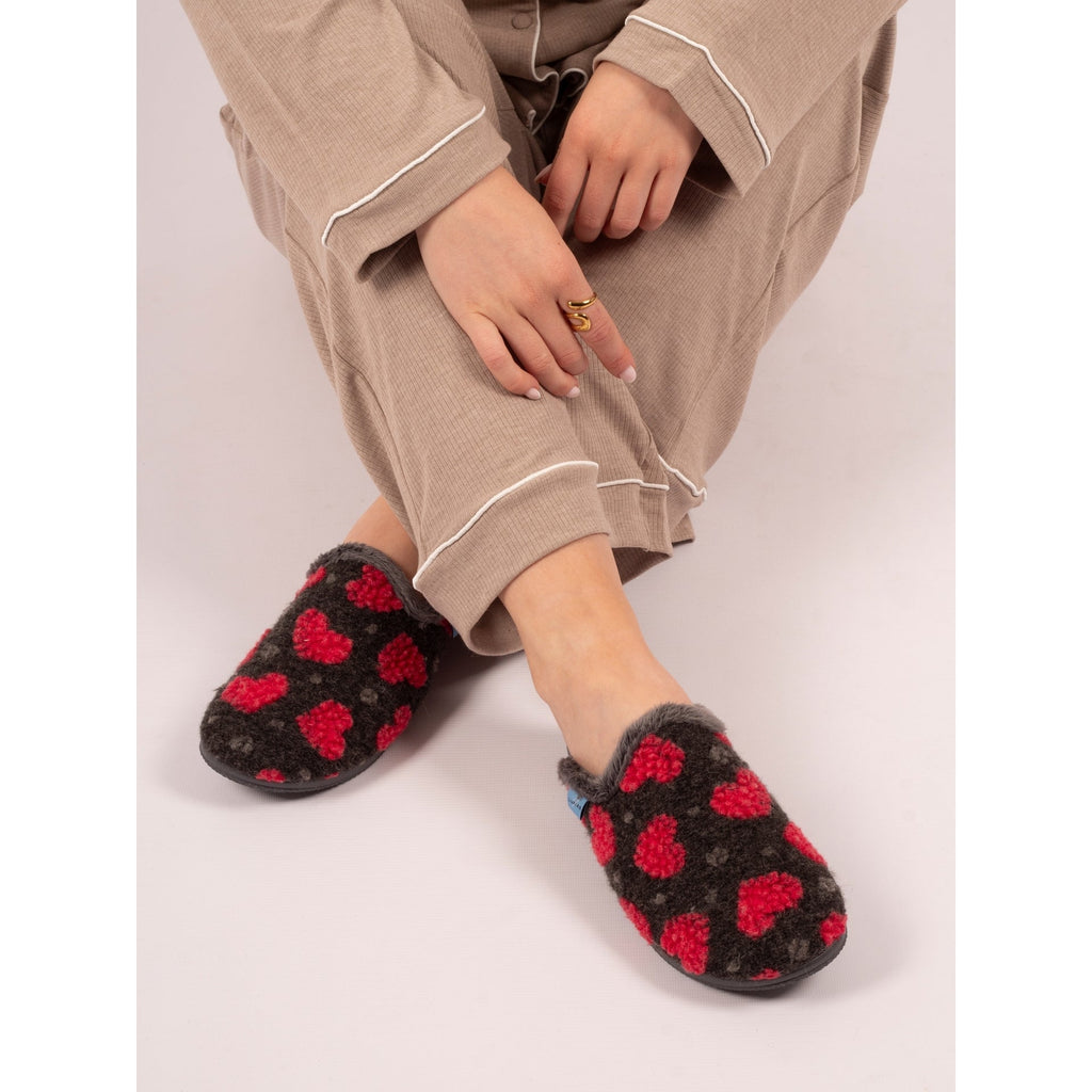 Marsha Dark Grey Slipper