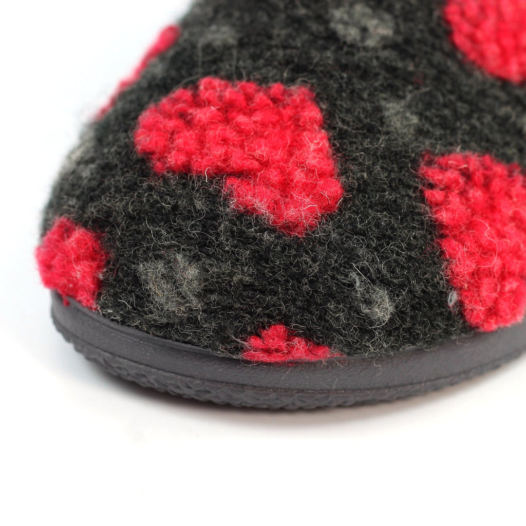 Marsha Dark Grey Slipper