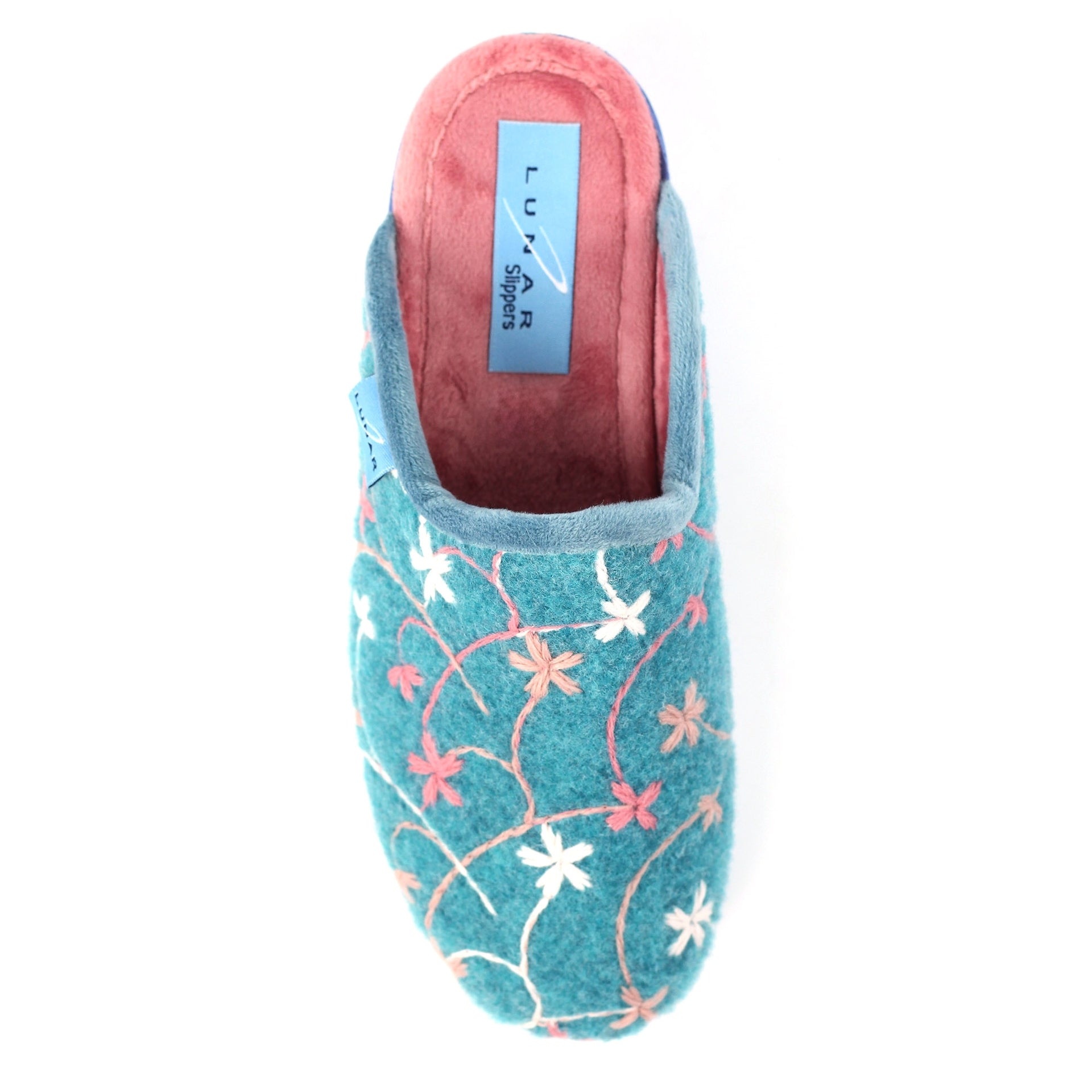 Harlow Teal Slipper