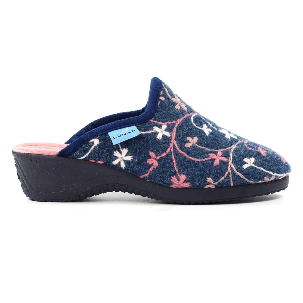 Harlow Blue Slipper