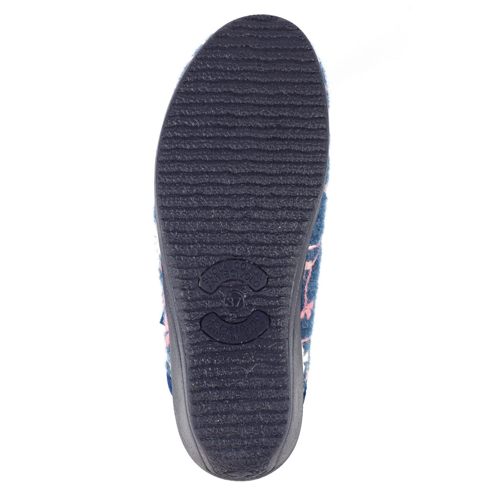 Harlow Blue Slipper